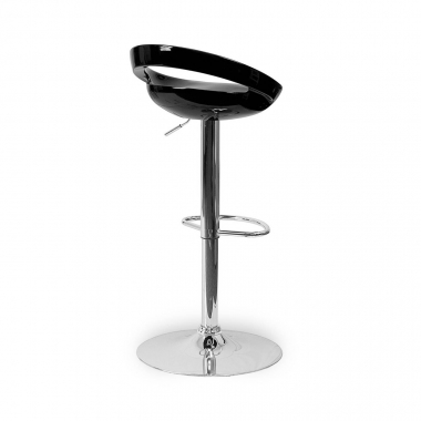 taburete de cocina negro danko plastico sin brazos 8