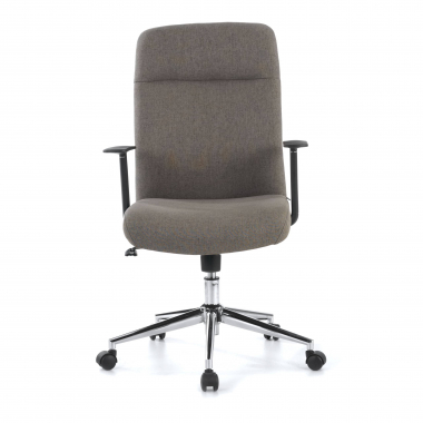 silla de oficina negro smith tela brazos fijos 3