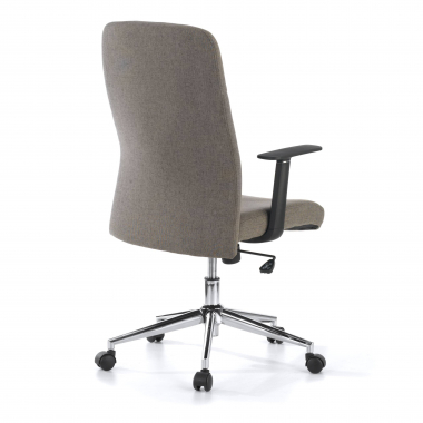 silla de oficina negro smith tela brazos fijos 7