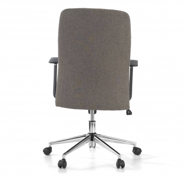 silla de oficina negro smith tela brazos fijos 8