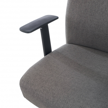 silla de oficina negro smith tela brazos fijos 5