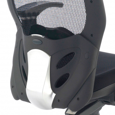 silla teletrabajo negro sin reposacabezas malla brazos regulables 3d soporte lumbar 5