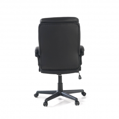 sillon de oficina negro denis piel sintetica brazos tapizados 6