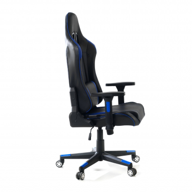 silla gaming azul silla de oficina piel sintetica brazos regulables 3d 6