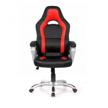 silla gaming rojo dakar piel sintetica brazos fijos 3