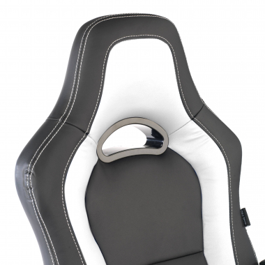 silla gaming blanco dakar piel sintetica brazos fijos 5