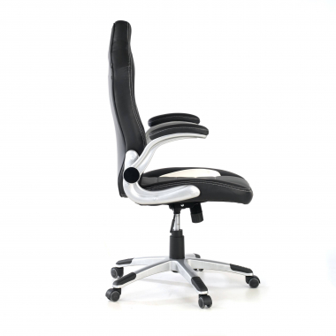 silla gaming gris lotus piel sintetica brazos abatibles 6