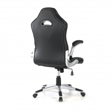 silla gaming gris lotus piel sintetica brazos abatibles 7