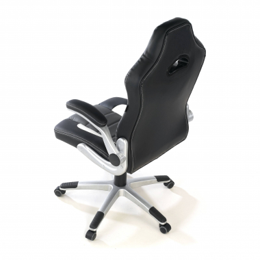 silla gaming gris lotus piel sintetica brazos abatibles 9