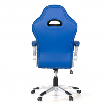 silla gaming azul lotus piel sintetica brazos abatibles 7