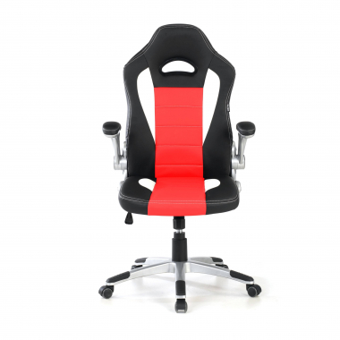 silla gaming rojo lotus piel sintetica brazos abatibles 3