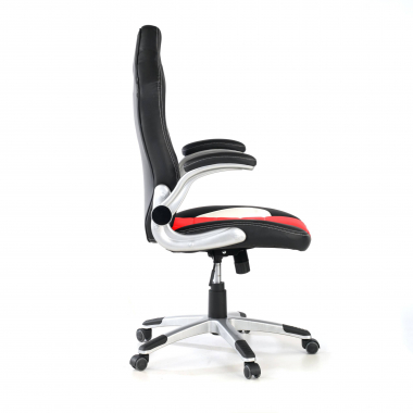 silla gaming rojo lotus piel sintetica brazos abatibles 6
