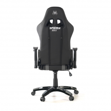 silla gaming gris spider piel sintetica brazos moviles cojin lumbar y cervical reposacabezas 7
