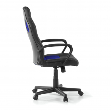 silla gaming azul montmelo piel sintetica brazos fijos 7