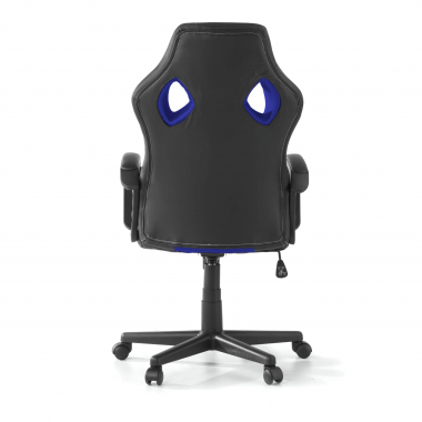 silla gaming azul montmelo piel sintetica brazos fijos 8