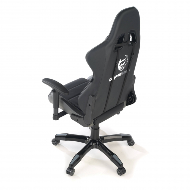 silla gaming gris game pro piel sintetica brazos moviles cojin lumbar y cervical reposacabezas 7