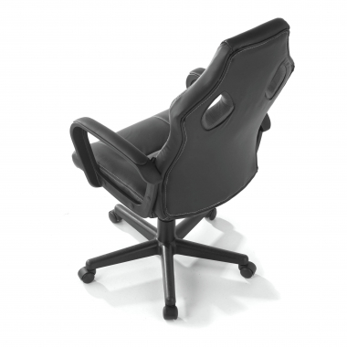silla gaming gris montmelo piel sintetica brazos fijos 8