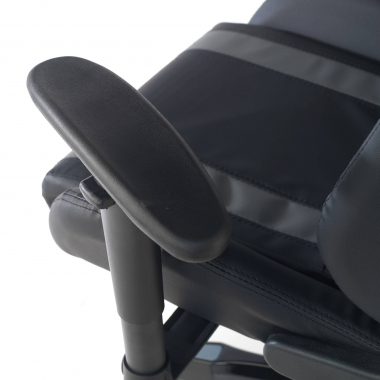 silla gaming gris spider piel sintetica brazos moviles cojin lumbar y cervical reposacabezas 6