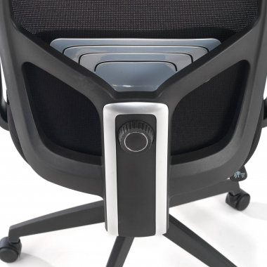 silla de oficina negro argos malla brazos fijos reposacabezas 5