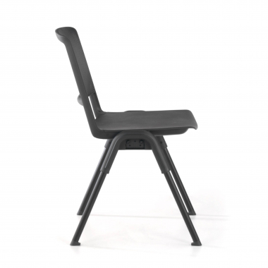 silla confidente negro shield malla sin brazos 8