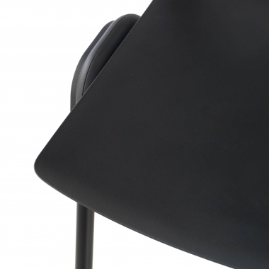 silla confidente negro shield malla sin brazos 4