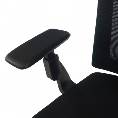 silla ergonomica negro ridley malla brazos regulables 3d soporte lumbar reposacabezas 5