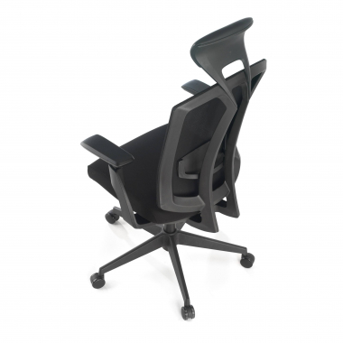 silla ergonomica negro ridley malla brazos regulables 3d soporte lumbar reposacabezas 8