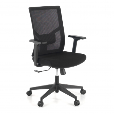 silla ergonomica negro estructura negra reposacabezas malla brazos regulables 1d soporte lumbar 1
