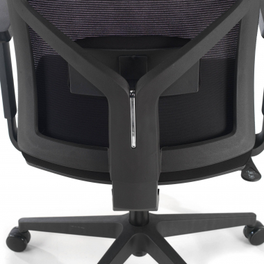 silla ergonomica negro estructura negra reposacabezas malla brazos regulables 1d soporte lumbar 6