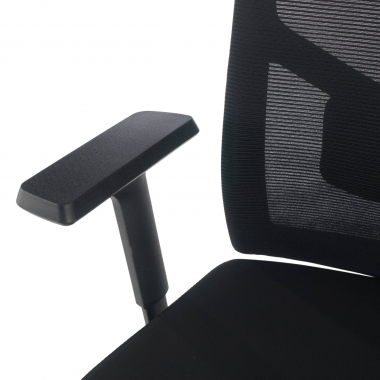 silla ergonomica negro estructura negra reposacabezas malla brazos regulables 1d soporte lumbar 5