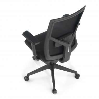 silla ergonomica negro estructura negra reposacabezas malla brazos regulables 1d soporte lumbar 9