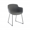 Silla Visitante Laure, Patas, Estructura metálica, Tapizada