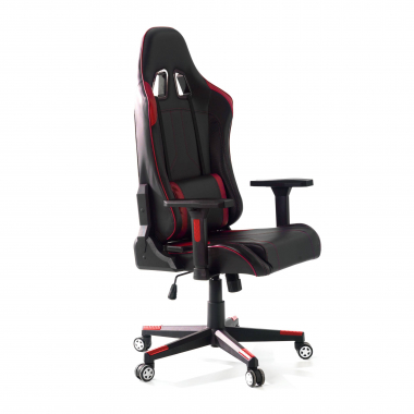 silla gaming rojo silla de oficina piel sintetica brazos regulables 3d 1