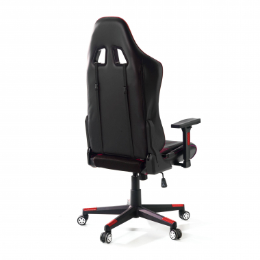 silla gaming rojo silla de oficina piel sintetica brazos regulables 3d 4