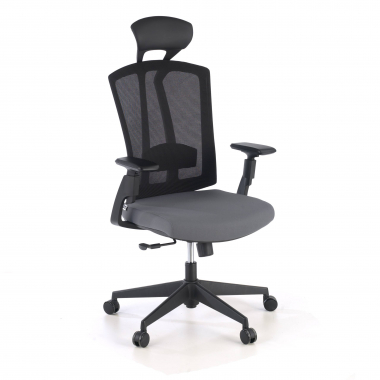 silla ergonomica gris ridley malla brazos regulables 3d soporte lumbar reposacabezas 1