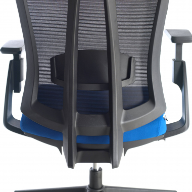 silla ergonomica azul ridley malla brazos regulables 3d soporte lumbar reposacabezas 6