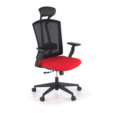 silla ergonomica rojo ridley malla brazos regulables 3d soporte lumbar reposacabezas 1