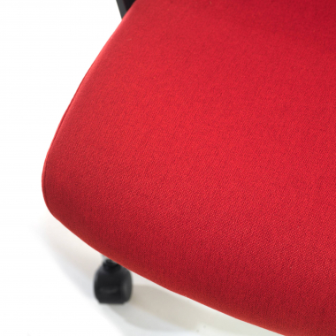 silla de oficina rojo smith tela brazos fijos 6