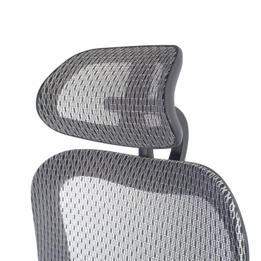 silla ergonomica gris estructura negra malla brazos regulables 3d doble soporte lumbar reposacabezas 6