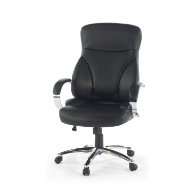 sillon de oficina negro gouda piel sintetica brazos tapizados 8