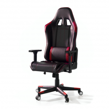 silla gaming rojo silla de oficina piel sintetica brazos regulables 3d 8