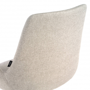 silla confidente gris estructura patin tela brazos fijos 4