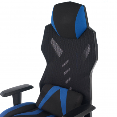 silla gaming azul fenix malla brazos regulables 3d 8