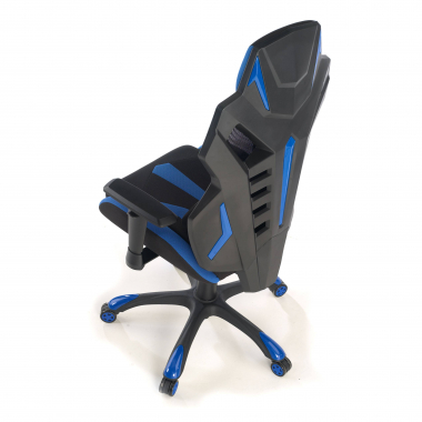 silla gaming azul fenix malla brazos regulables 3d 9