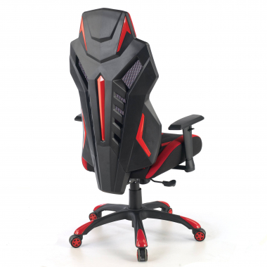 silla gaming rojo fenix malla brazos regulables 3d 6