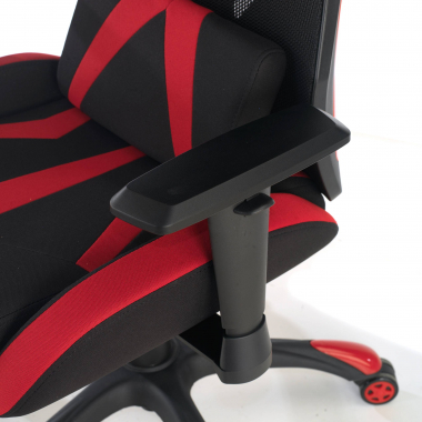 silla gaming rojo fenix malla brazos regulables 3d 8