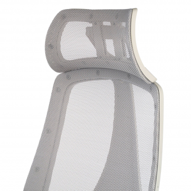 silla ergonomica blanco gris thunder malla brazos regulables 3d soporte lumbar reposacabezas 9