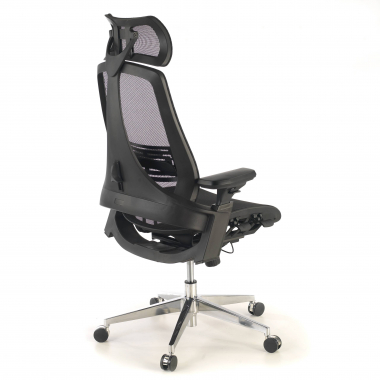 silla ergonomica negro thunder malla brazos regulables 3d soporte lumbar reposacabezas 8