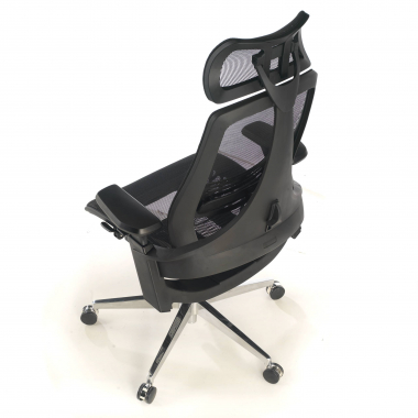 silla ergonomica negro thunder malla brazos regulables 3d soporte lumbar reposacabezas 5