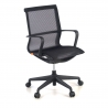 Silla oficina diseño Fox white, Respaldo Basculante, en malla